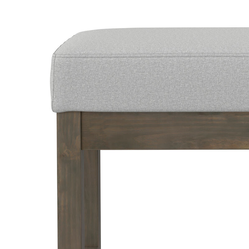 Simpli Home Milltown Footstool Small Ottoman Bench image number 8