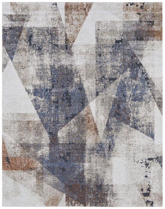 HomeRoots Checkered Power Loom Area Rug