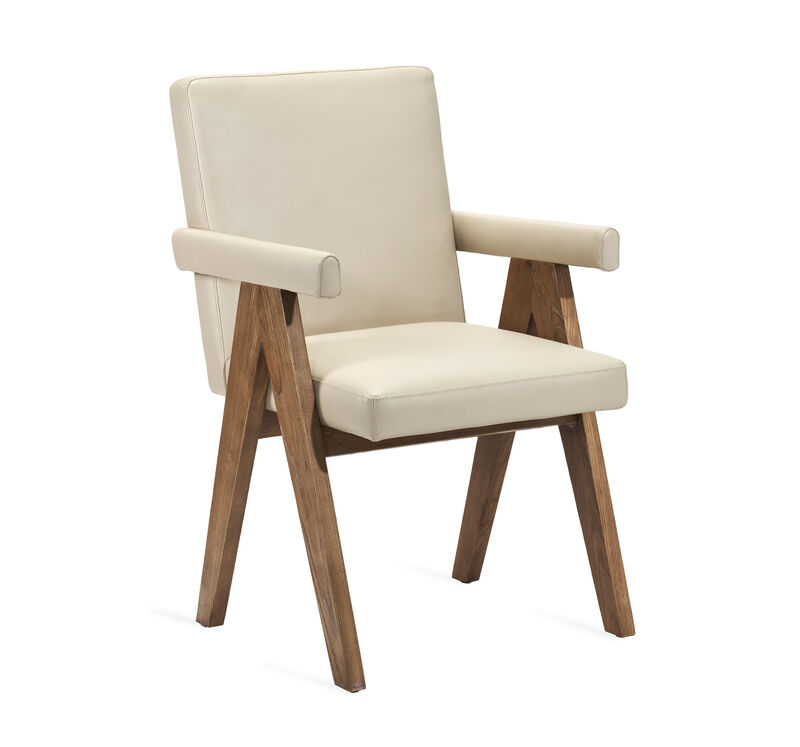 Julian Arm Chair - Cream Latte image number 1