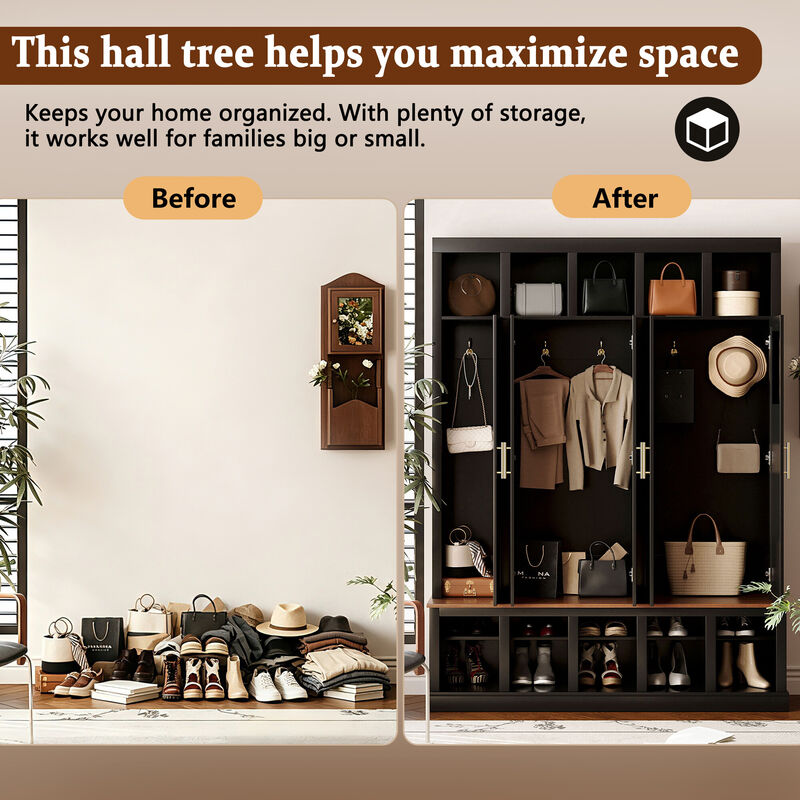 Voklos Entryway Storage Cabinet image number 3