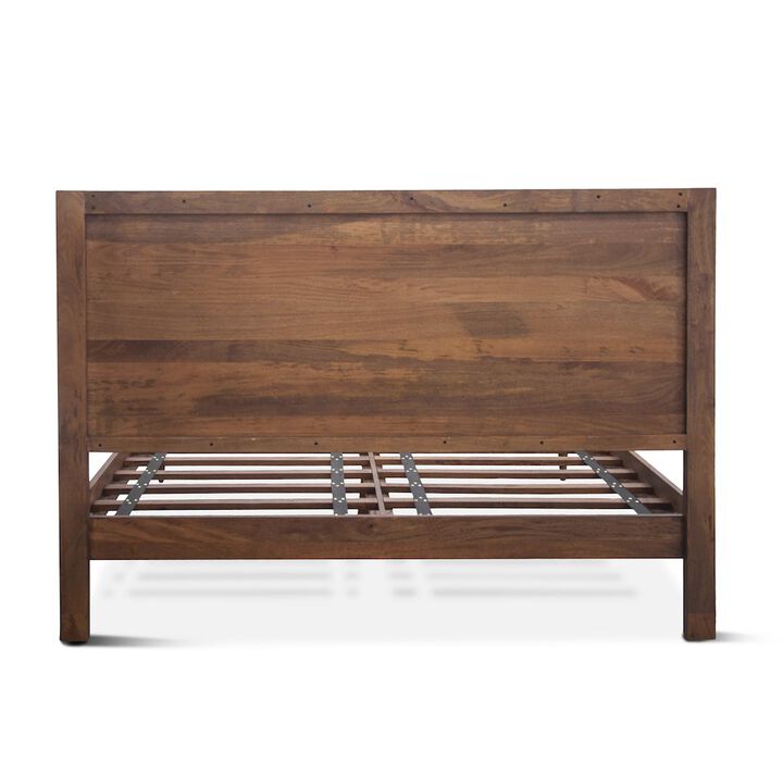 World Interiors Vallarta Two Tone Mango Wood Queen Bed