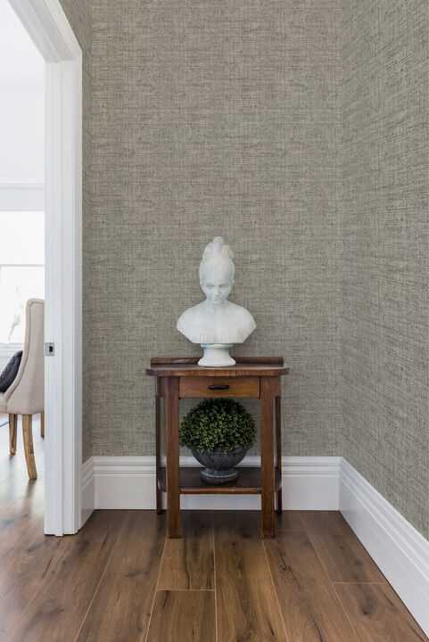 Papyrus Weave Black Wallpaper (Set of 2)
