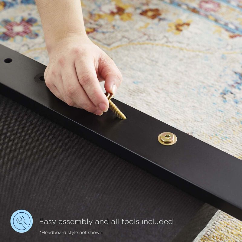 Modway - Archie King Wood Headboard image number 6