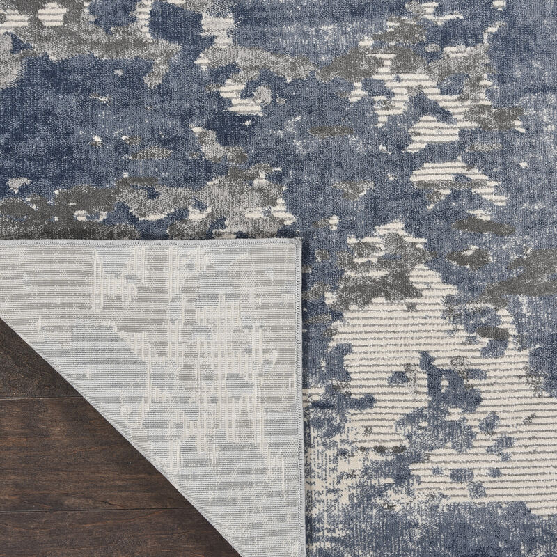 Rustic Textures RUS08 Gray/Blue 9'3" x 12'9" Rug image number 1