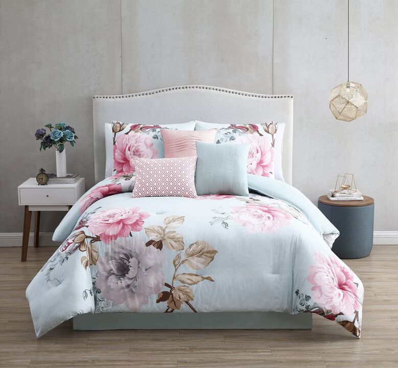 Spa Oversized Floral 7 pc King