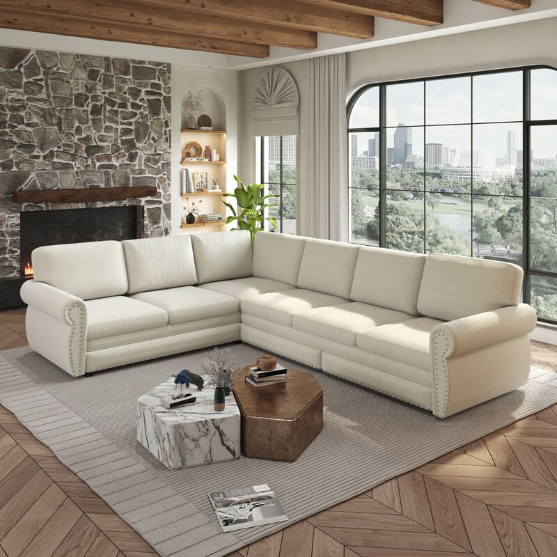 Daker Oversize L-Shaped Sofa image number 1