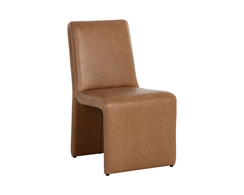 Maren Marseille Camel Leather Dining Chair image number 0