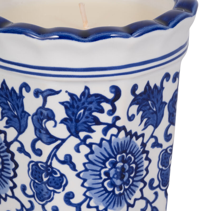 Fluted Chinoiserie Candle image number 4