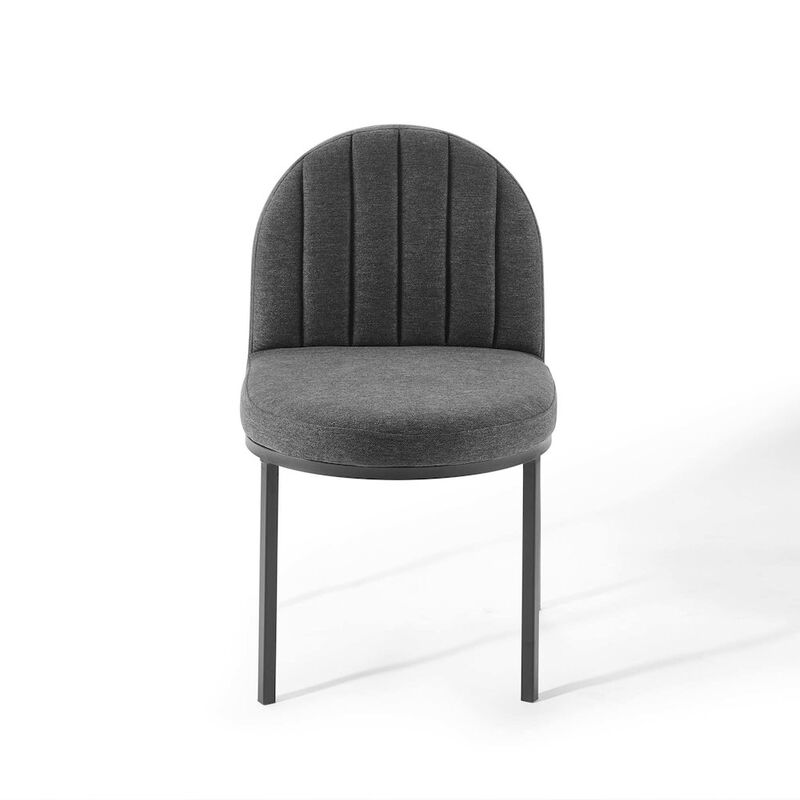 Isla Upholstered Fabric Dining Side Chair Set of 2 image number 4
