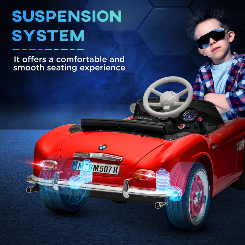 BreeBe Licensed BMW 12V Kid Electric Ride On Car with Easy Transport image number 7