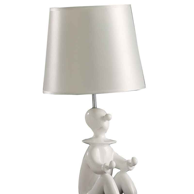 ELEMENT ACE Modern Clown Phone Holder Resin Table Lamp, Fun Decorative Desktop Accent Light for Bedroom, Living Room, Kids Room & Home Interior Decor image number 2