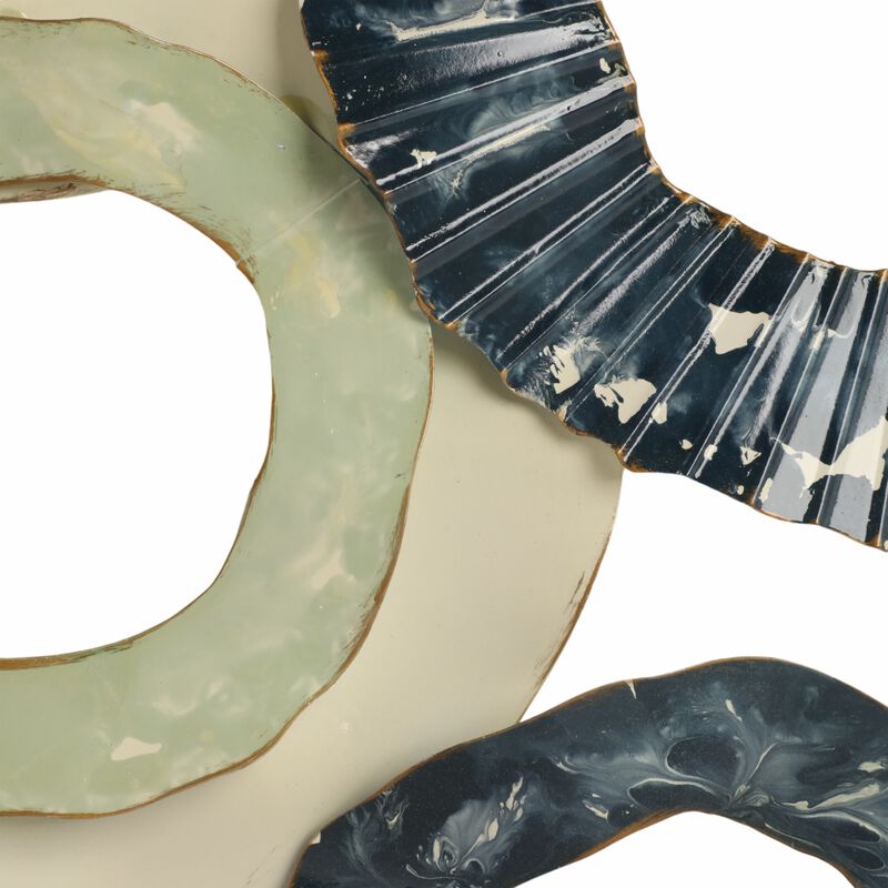 Open Cut Out Discs Metal Wall image number 3