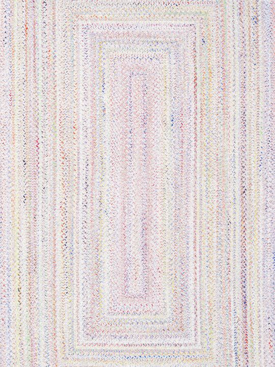 Pasargad Home Camilo Hand-Braided Blue Indoor/Outdoor Area Rug