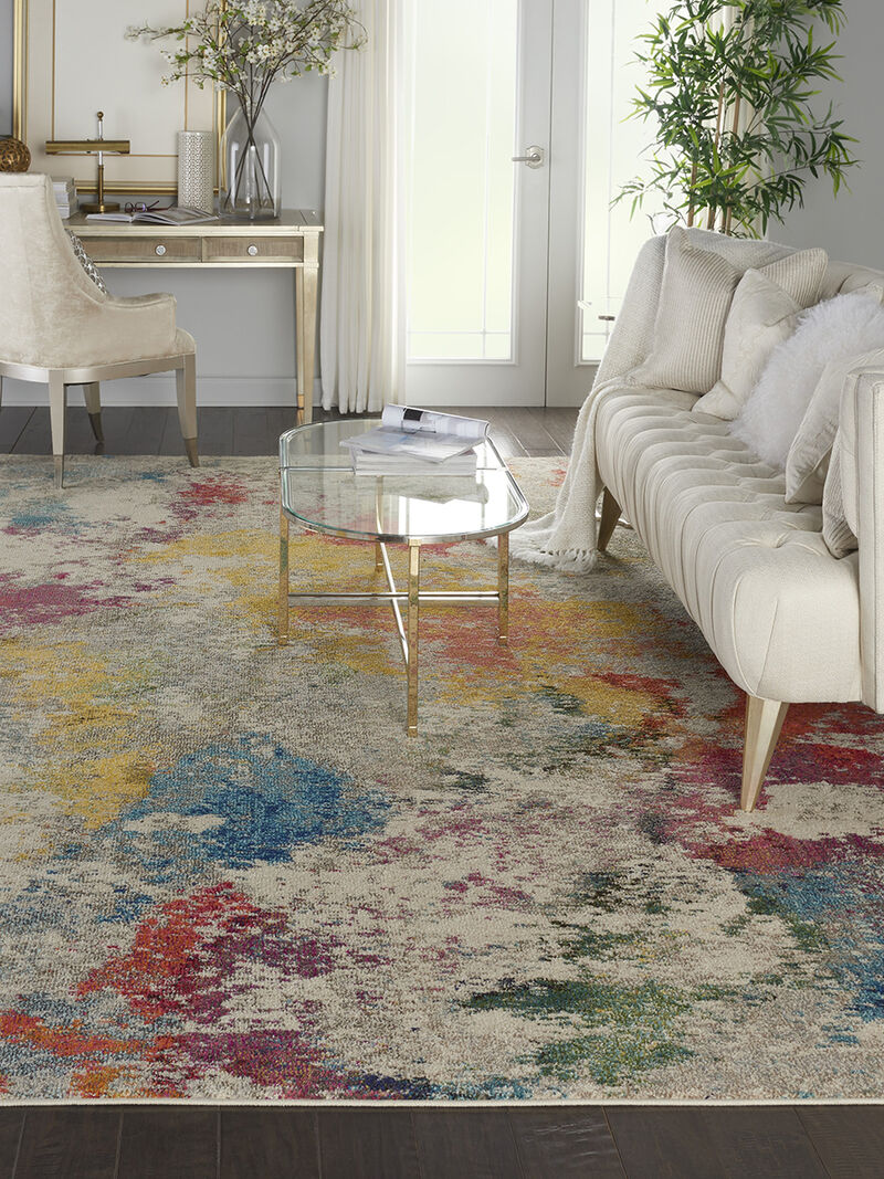 Celestial CES12 Ivory/Multicolor 10' x 14' Rug