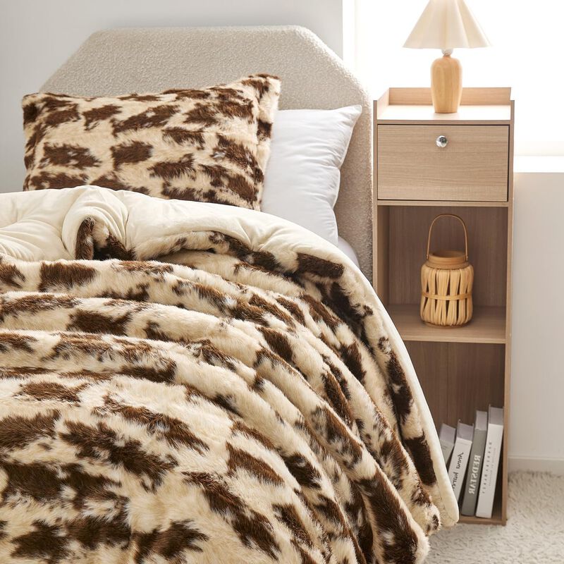 Cowboy - Coma Inducer&reg; Oversized Comforter Set - Brown Cow
