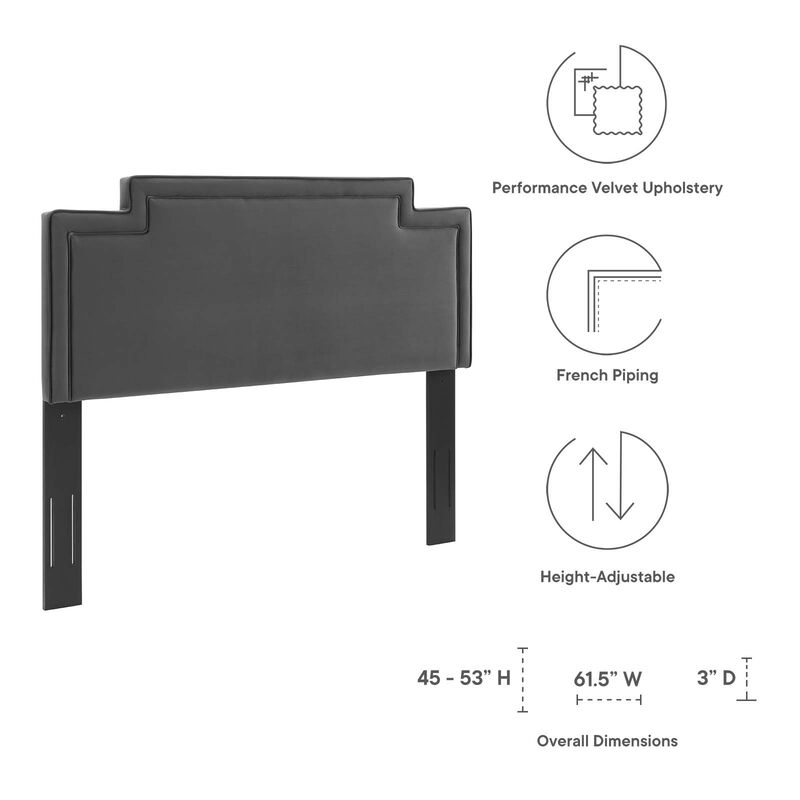Modway - Transfix Performance Velvet Full/Queen Headboard image number 5