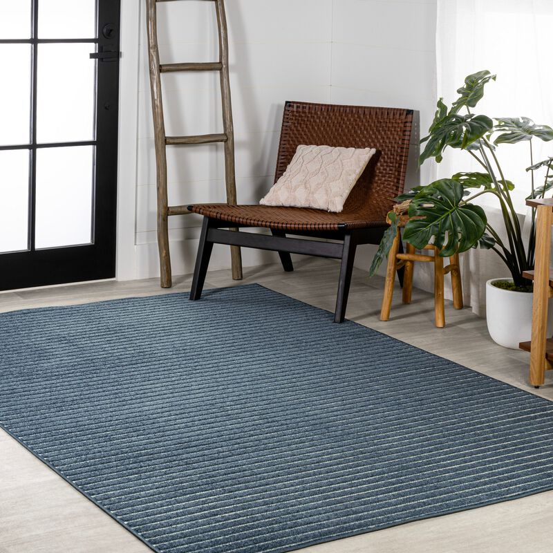 Aarhus Minimalist Scandi Striped Area Rug