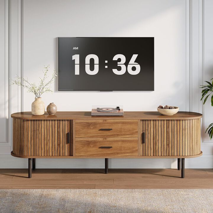 Tribesigns 70" TV Stand Media Console with Storage