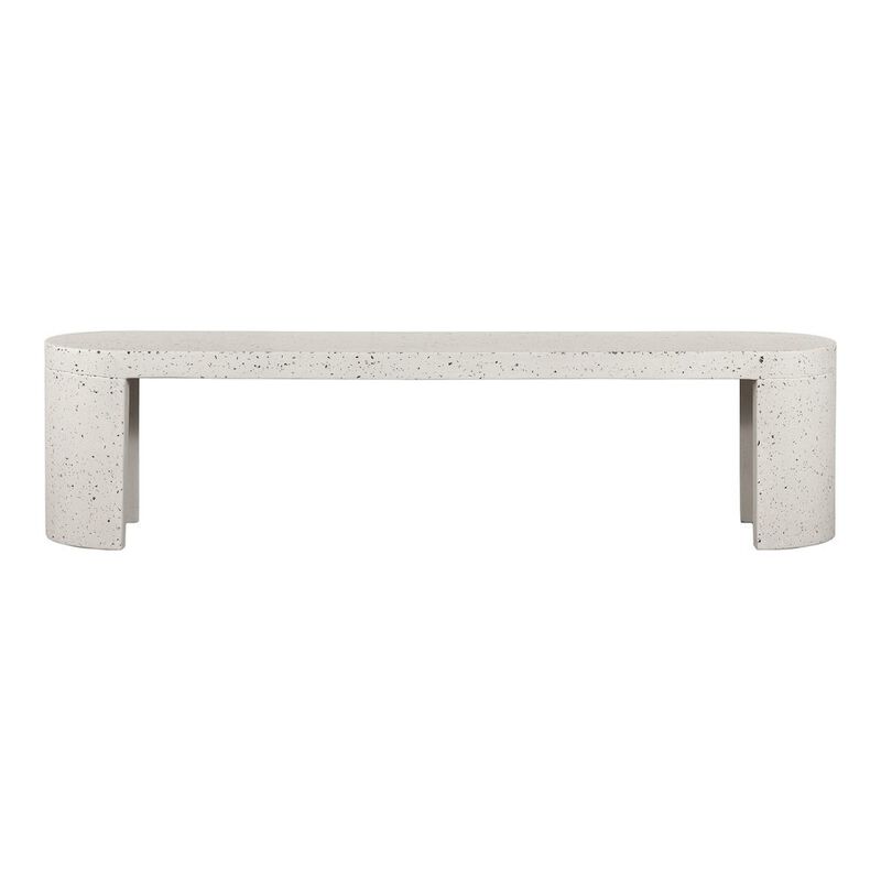 Starlight Canyon Home Gray Indoor and Outdoor Bench, Solid Greystone Entryway Bench image number 1