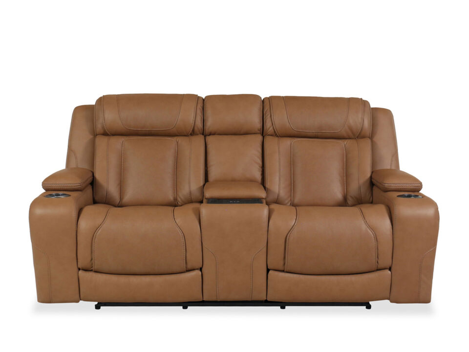 Kuka Furniture, Inc|Winston Butternut Sofa|Butternut Zero G Loveseat With|Leather, Power Loveseat