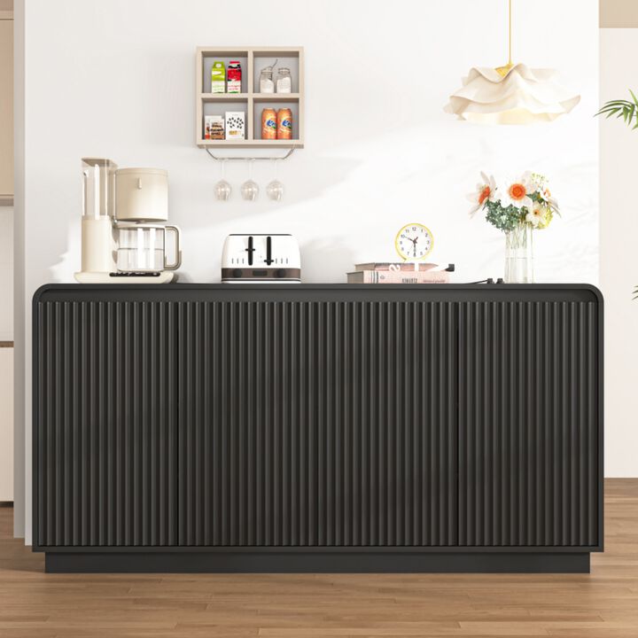 Gursap Built-In Power Outlet Sideboard