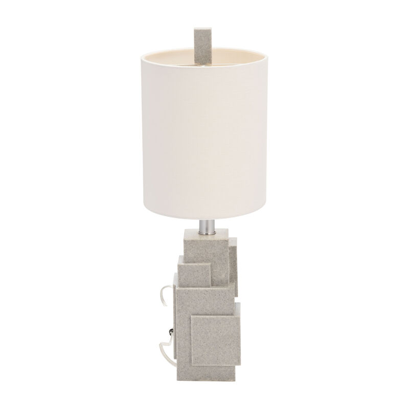 Resin 22" Blocks Table Lamp image number 3