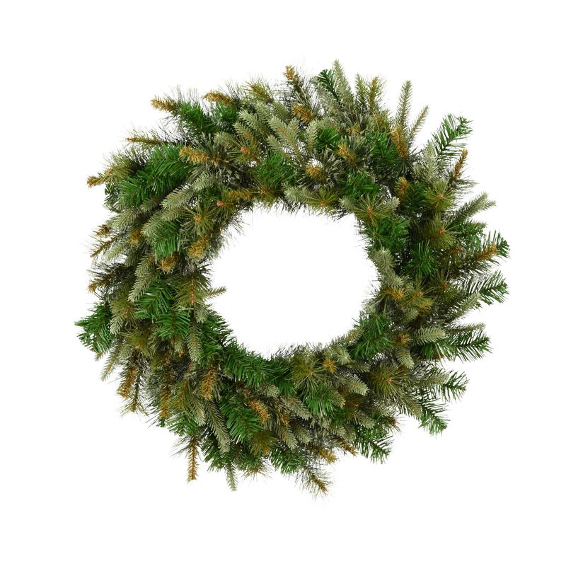 Vickerman 42" Unlit Cashmere Wreath - Artificial Christmas Wreath - Natural Looking Wreath with PVC Needles - Reliable and Durable - Front Door or Mantel Wreath image number 0
