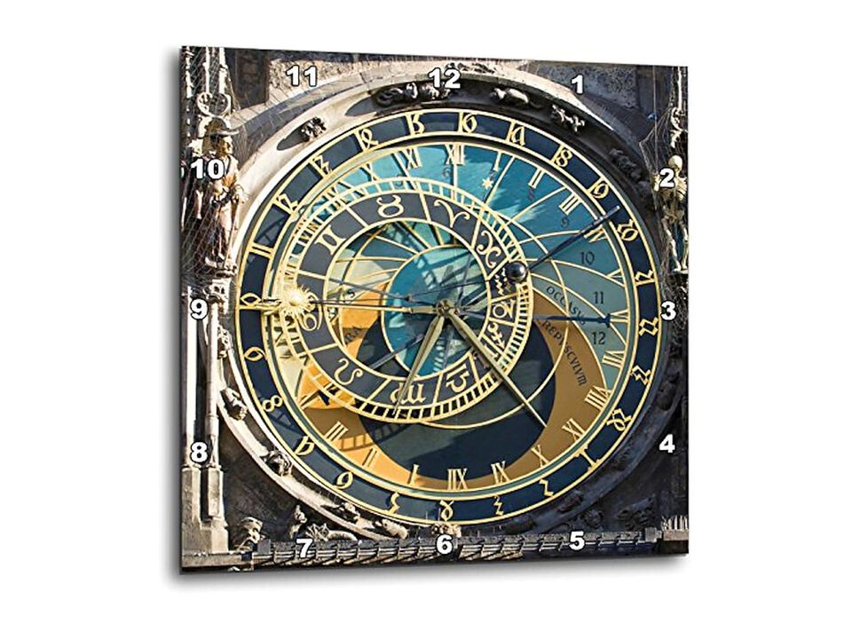 Astronomical Orloj Prague Czech Republic Wall Clock 13 Inch Home Decor