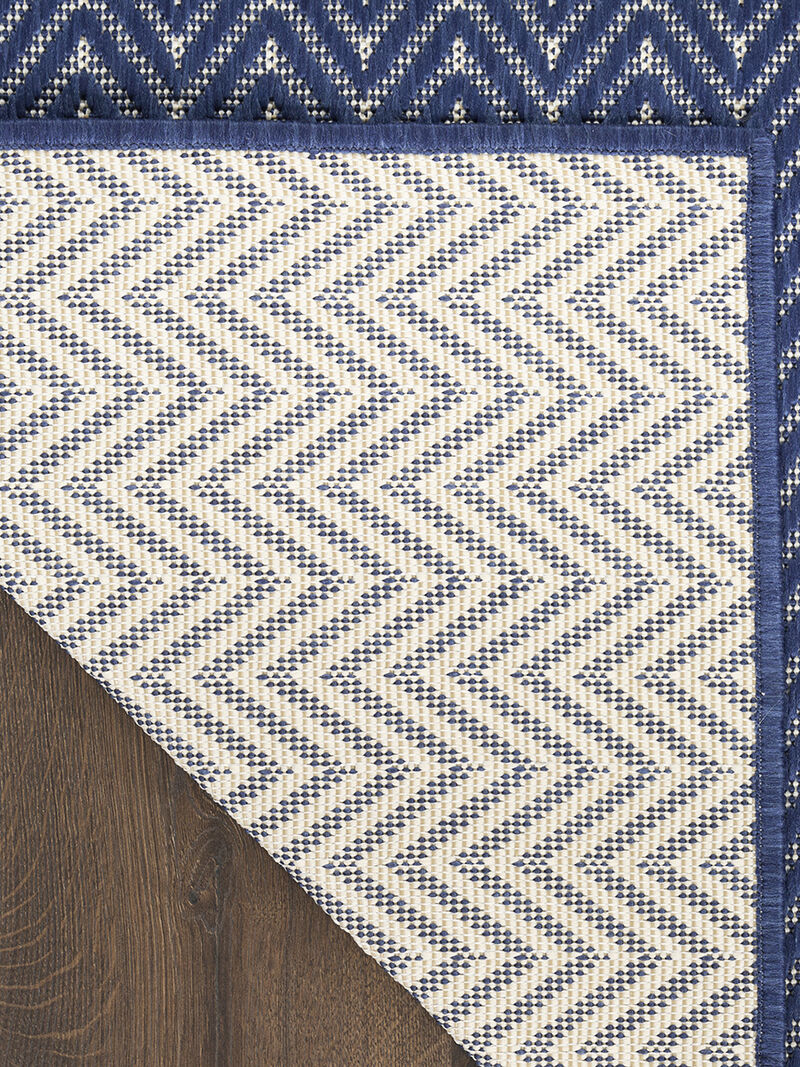 Horizon Indoor/Outdoor HOZ02 Navy 9' x 12' Rug