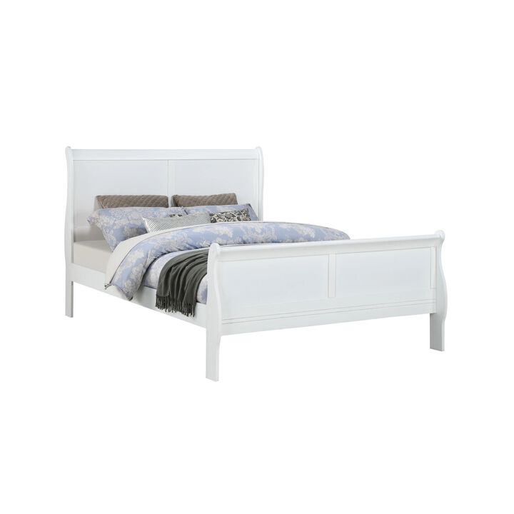Streamdale Louis Philippe Panel Sleigh Bed, Full Size