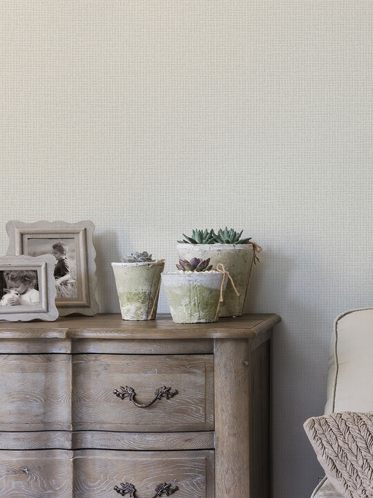 Marblehead Bone Basket Weave Wallpaper