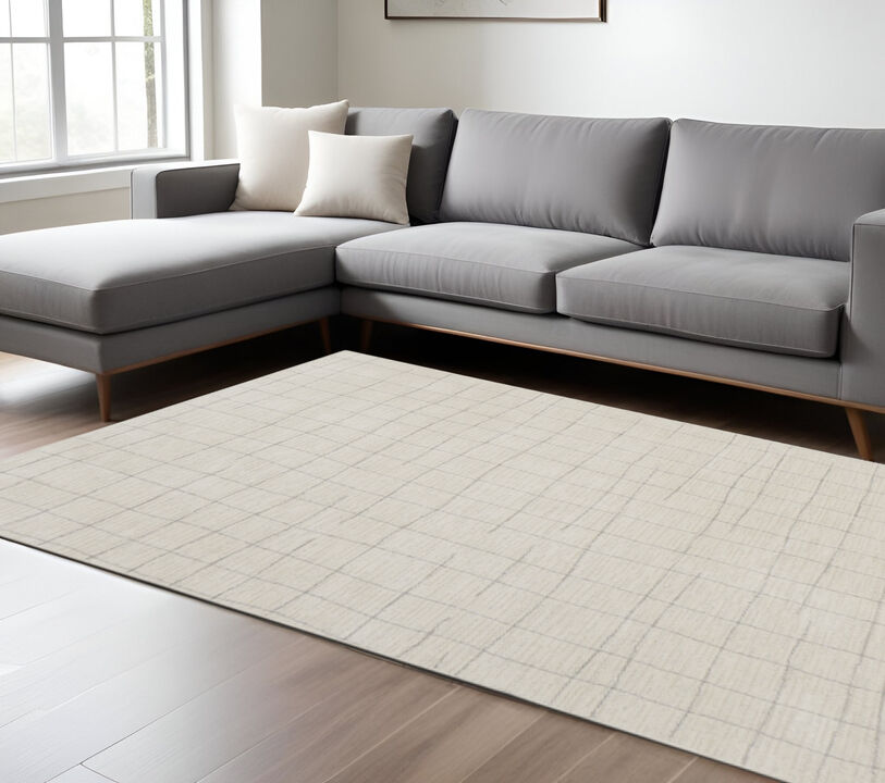 HomeRoots Abstract Area Rug