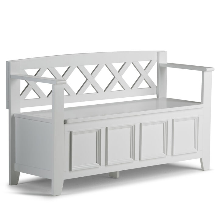 Simpli Home Amherst Entryway Storage Bench