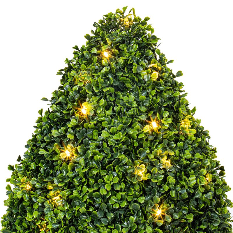 24" Boxwood Teardrop in Pot UV 50WW LED image number 3