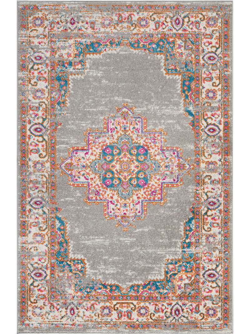 Passion PSN03 Gray 3'9" x 5'9" Rug