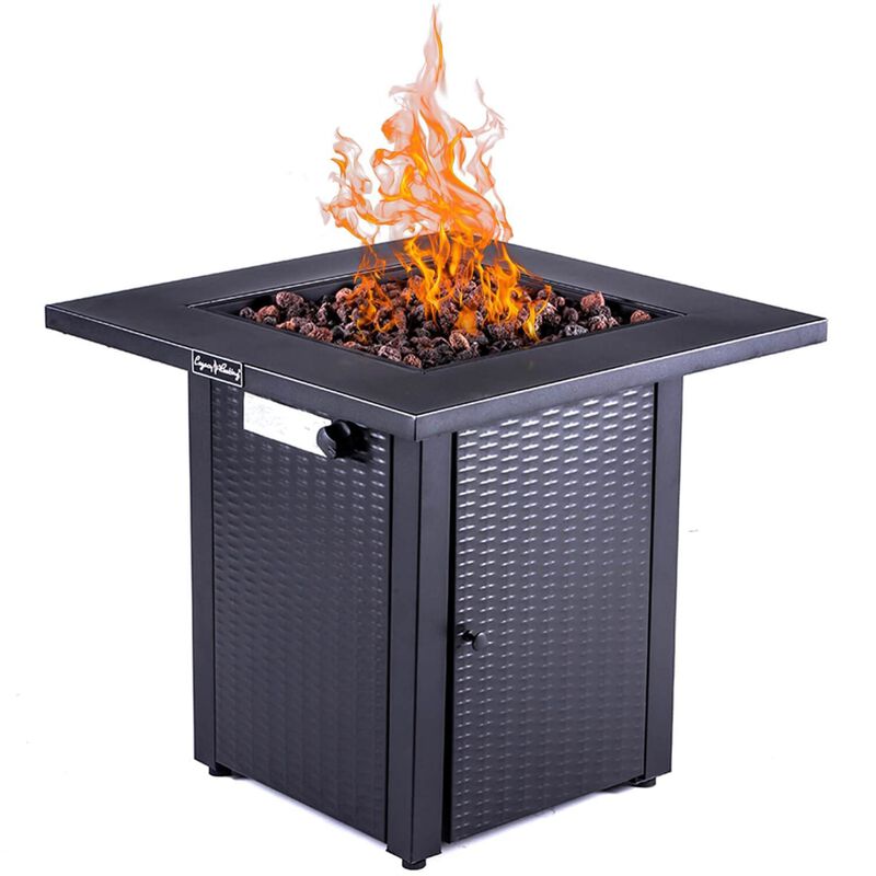 Streamdale Outdoor Rattan Fire Pit Table, 50,000 BTU image number 1