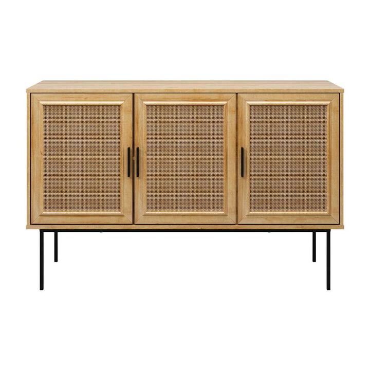 CorLiving Wood Sideboard Buffet, Light Wood