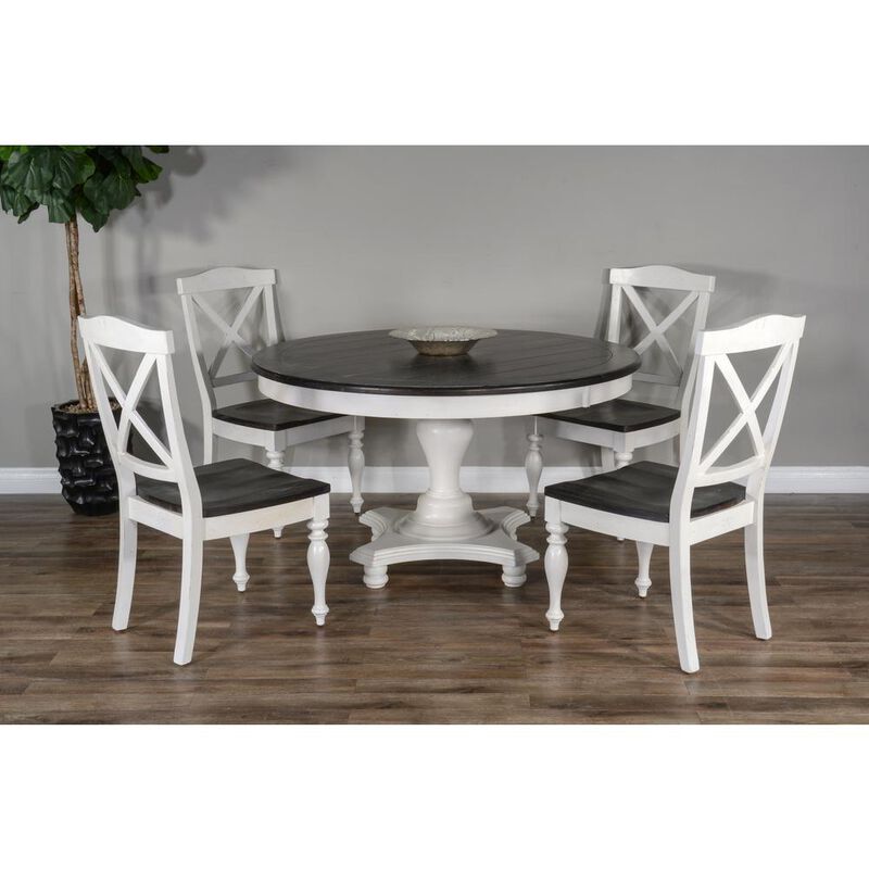 Sunny Designs Wood Carriage House X-Back Dining Chair