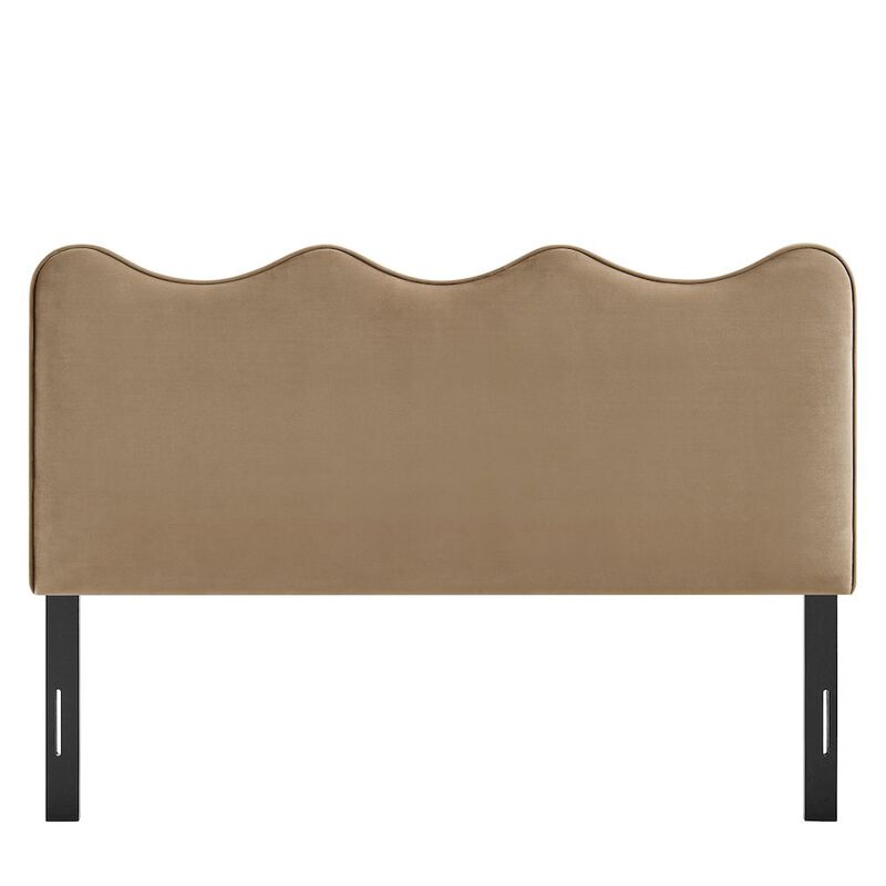 Modway Athena Stain-Resistant Performance Velvet Full Size Headboard image number 4