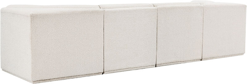 Meridian Furniture Ollie Cream Boucle Fabric Modular Sofa image number 3