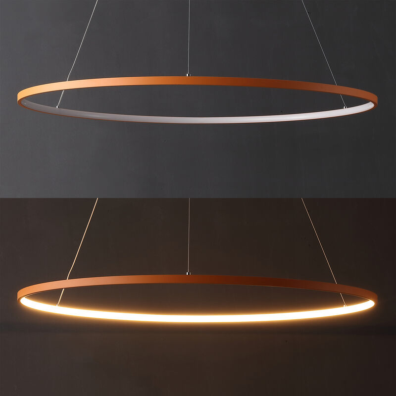 Brice Modern Contemporary Metal Round Dimmable Integrated LED Pendant