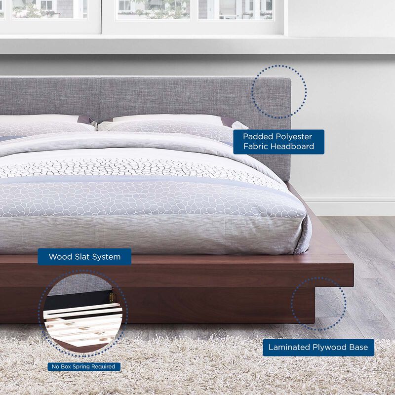 Modway - Freja Queen Fabric Platform Bed image number 6
