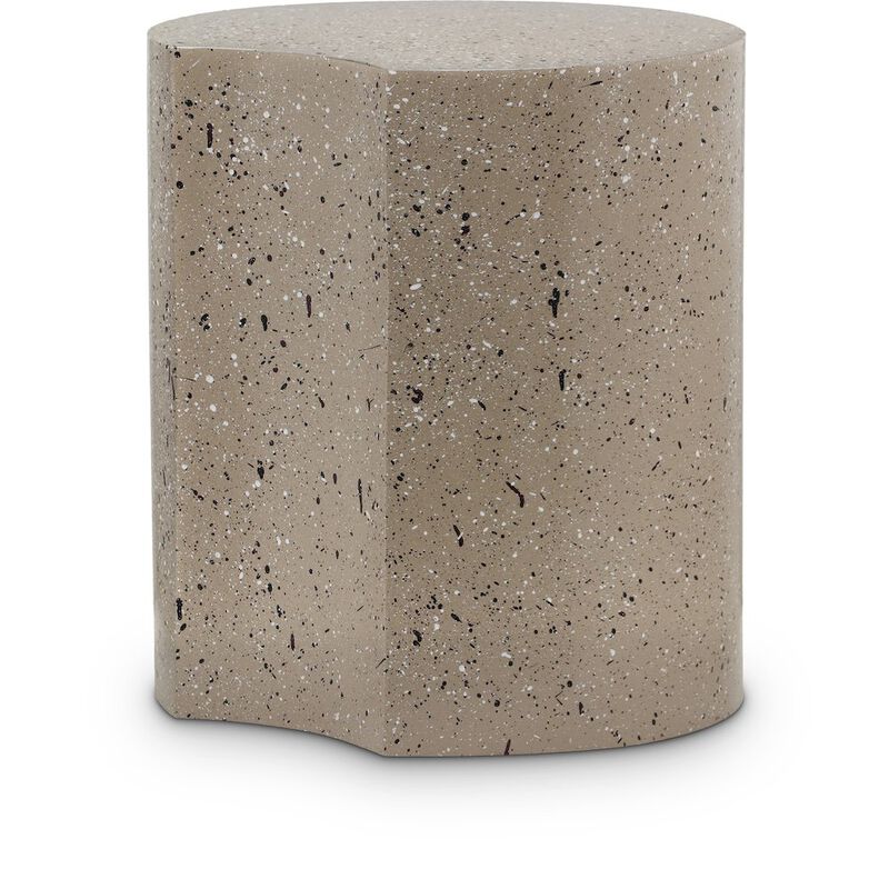 Meridian Furniture Dimple Taupe End Table