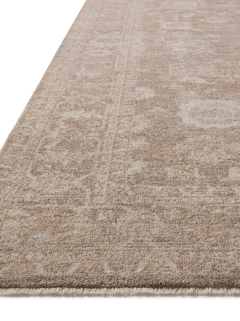 Louisa LOI03 Taupe/Ivory 7'10" x 10' Rug by Chris Loves Julia x Loloi