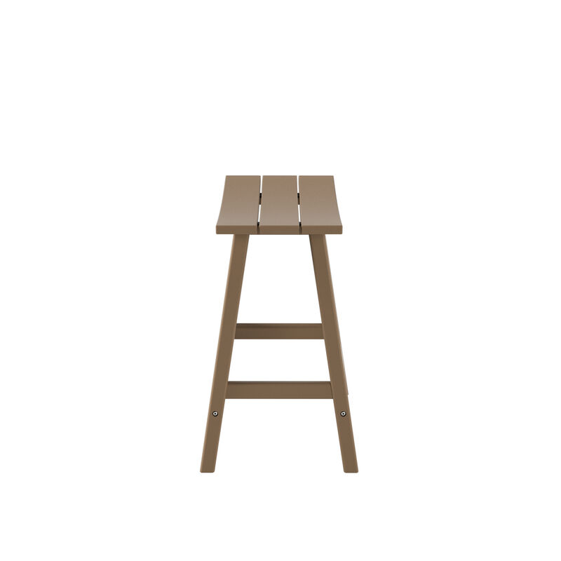 WestinTrends Outdoor Patio Counter Height Bar Stools Bistro Bar Table 4-Piece Set