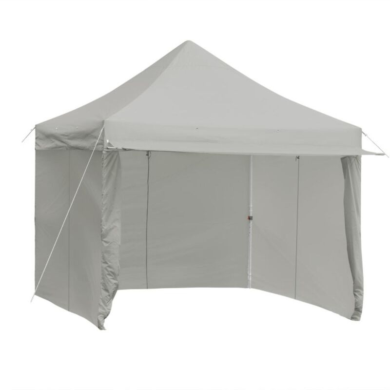 Hivvago 10 x 10 Feet Pop up Gazebo with 4 Height and Adjust Folding Awning