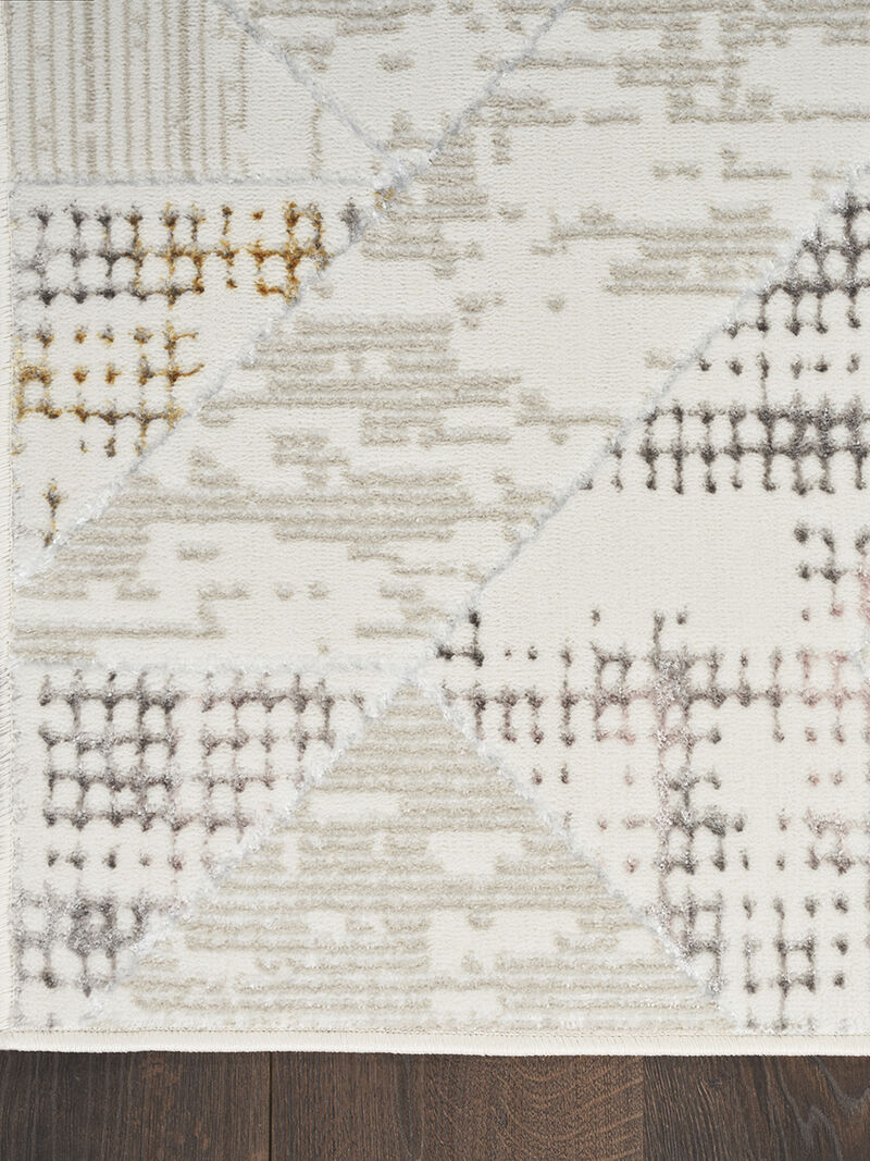 Glitz GLZ04 Ivory/Multicolor 9' x 12' Rug