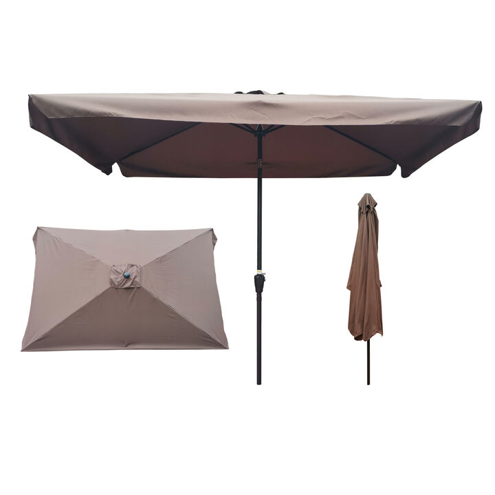 Streamdale 10 X 6.5FT Rectangular Patio Umbrella