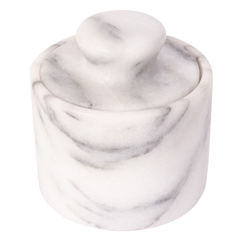 Saboga Home&trade; Marble Salt Cellar with Lid image number 2