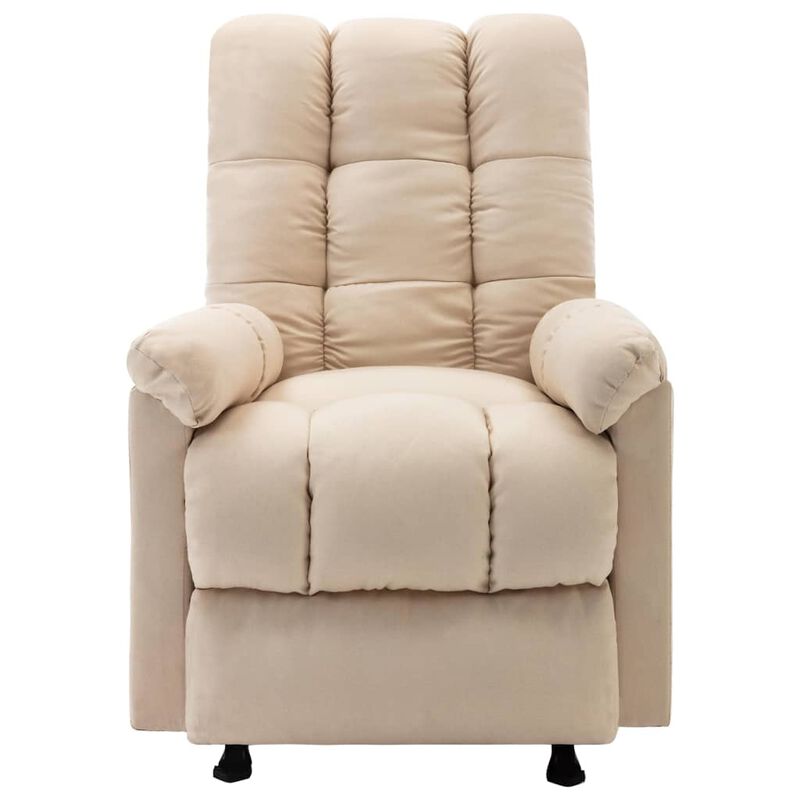 Recliner Cream Fabric